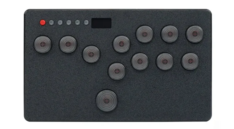 Hitbox mini à switchs Kailh hot-swap — disposition gauche ou droite, PC, PS4, Switch