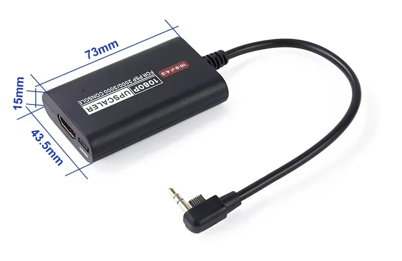 Adaptateur HDMI pour PSP-2000 et PSP-3000 — affichage sur téléviseur
