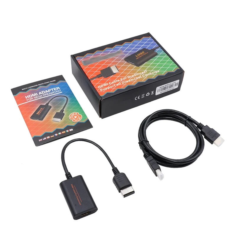 Adaptateur HDMI pour Dreamcast — BitFunx HD-Link, branchement direct