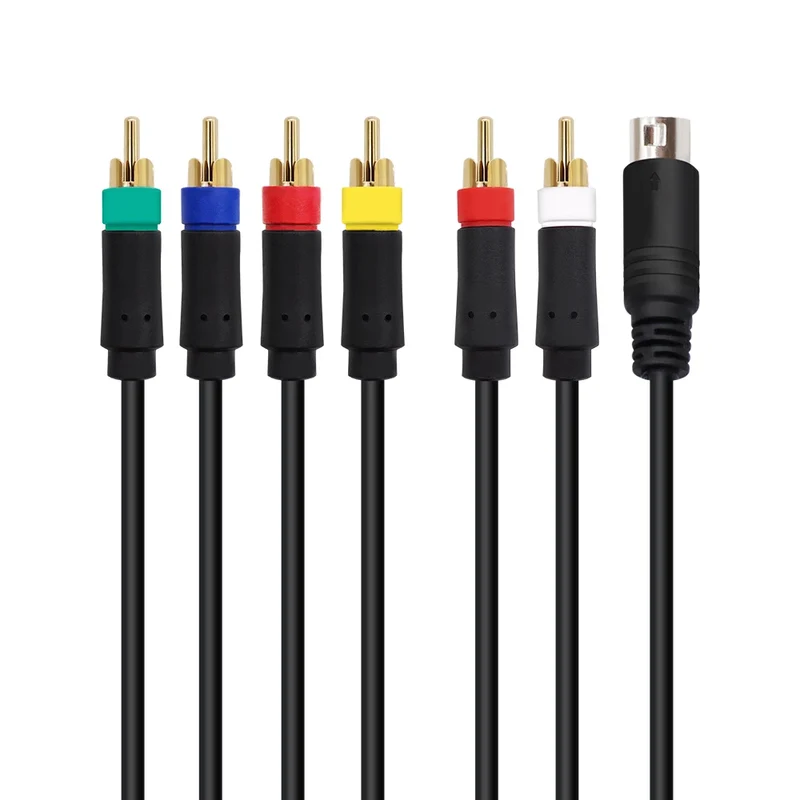 Câble RGB (RGBS) pour Mega Drive 2 — connecteur mini-DIN 9 broches, 1,8 m