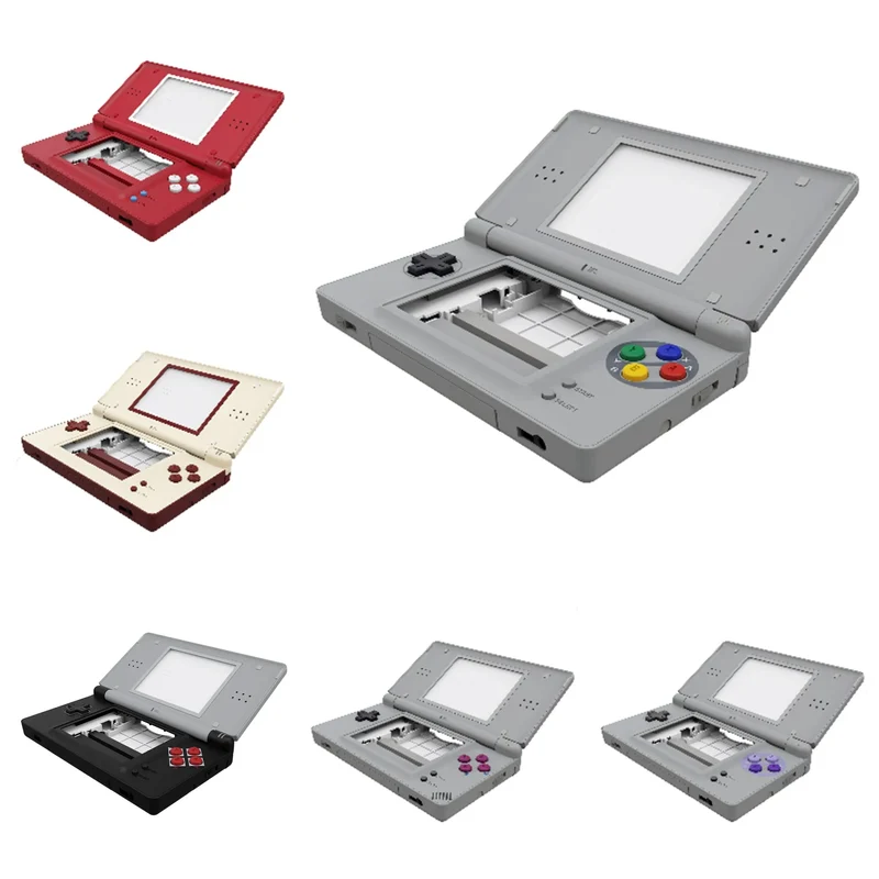 Coque complète eXtremeRate pour DS Lite — boutons, lentille et outils inclus