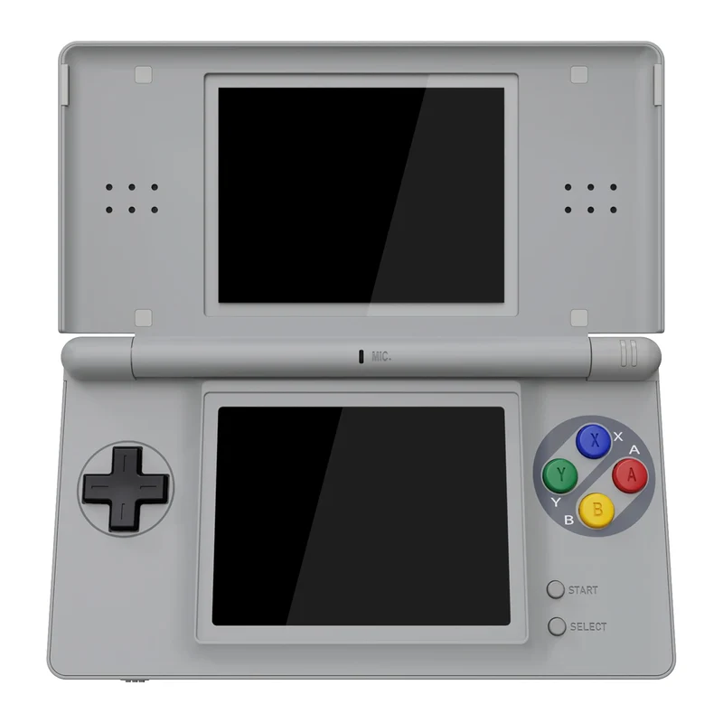 Coque complète eXtremeRate pour DS Lite — boutons, lentille et outils inclus