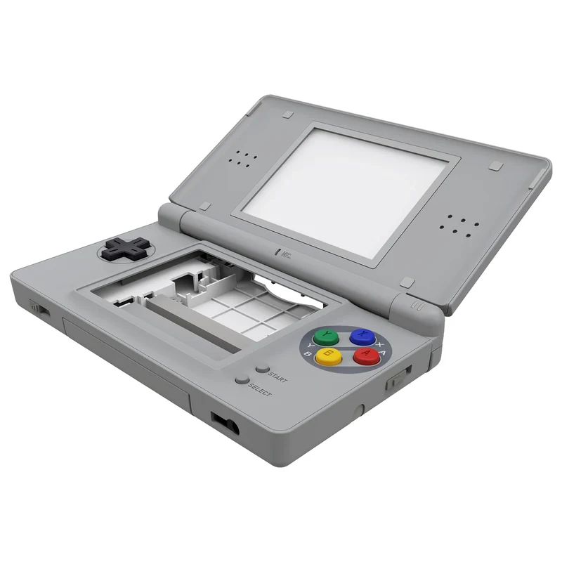 Coque complète eXtremeRate pour DS Lite — boutons, lentille et outils inclus