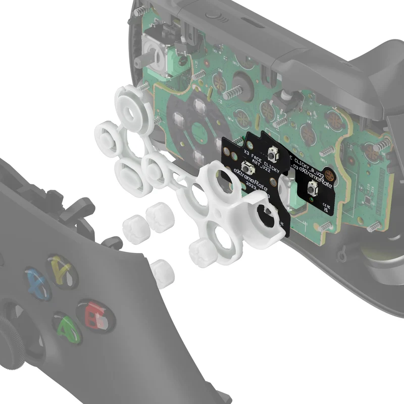 Kit Clicky V2 eXtremeRate pour manette Xbox Series et Xbox One S/X — boutons ABXY