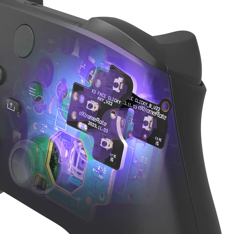 Kit Clicky V2 eXtremeRate pour manette Xbox Series et Xbox One S/X — boutons ABXY