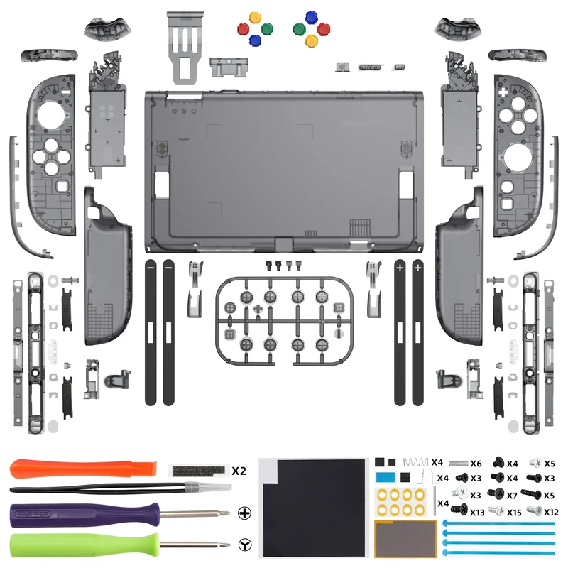 Coque complète avec boutons pour Joy-Con 2 de Switch 2 — eXtremeRate, 11 coloris
