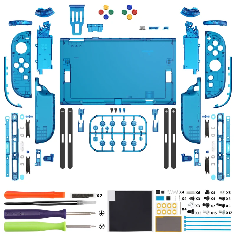 Coque complète avec boutons pour Joy-Con 2 de Switch 2 — eXtremeRate, 11 coloris