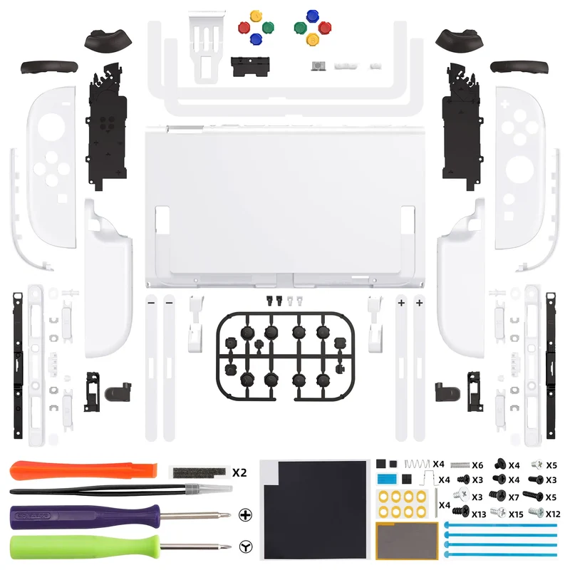 Coque complète avec boutons pour Joy-Con 2 de Switch 2 — eXtremeRate, 11 coloris