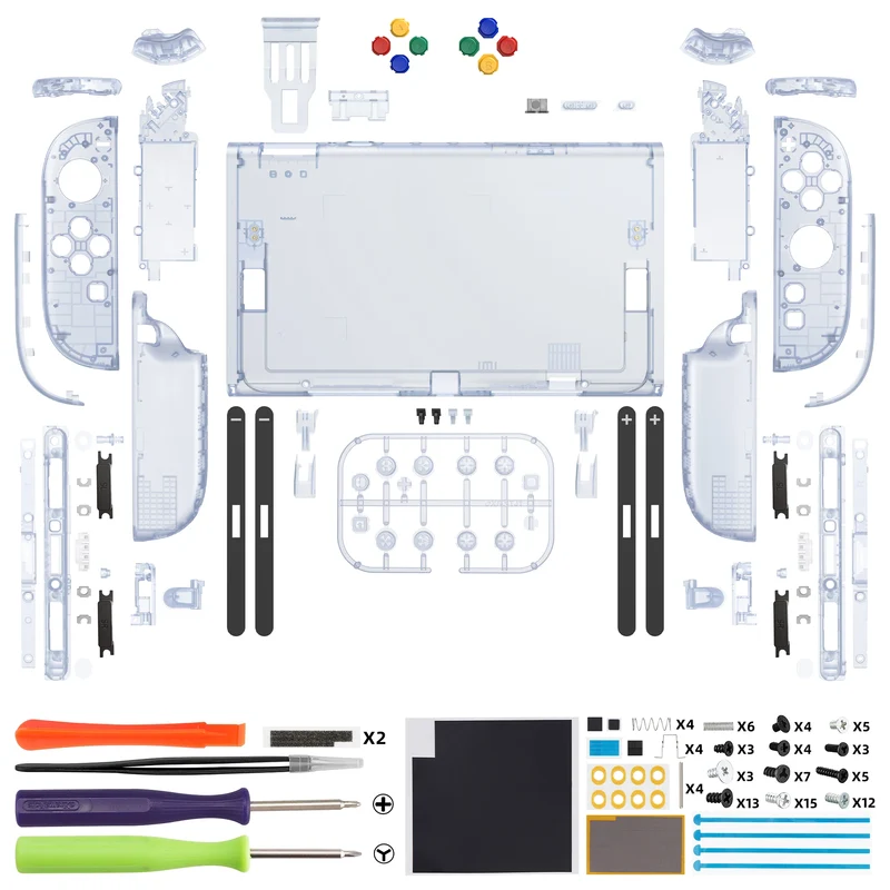 Coque complète avec boutons pour Joy-Con 2 de Switch 2 — eXtremeRate, 11 coloris