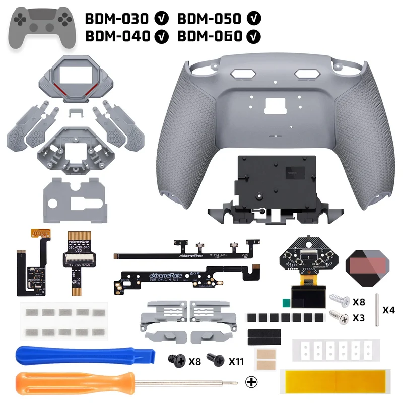 Kit de 4 boutons arrière eXtremeRate SPARK pour manette PS5 — BDM-030 à 060