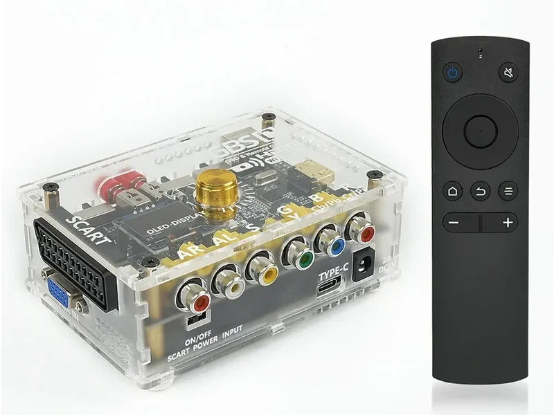 Convertisseur GBS-Control Mini péritel RGB et YPbPr vers HDMI — scaler rétro