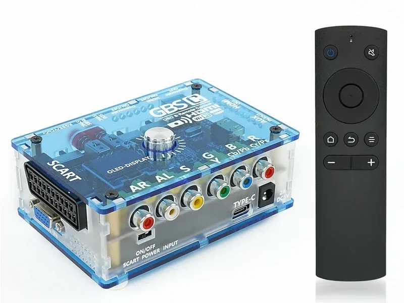 Convertisseur GBS-Control Mini péritel RGB et YPbPr vers HDMI — scaler rétro