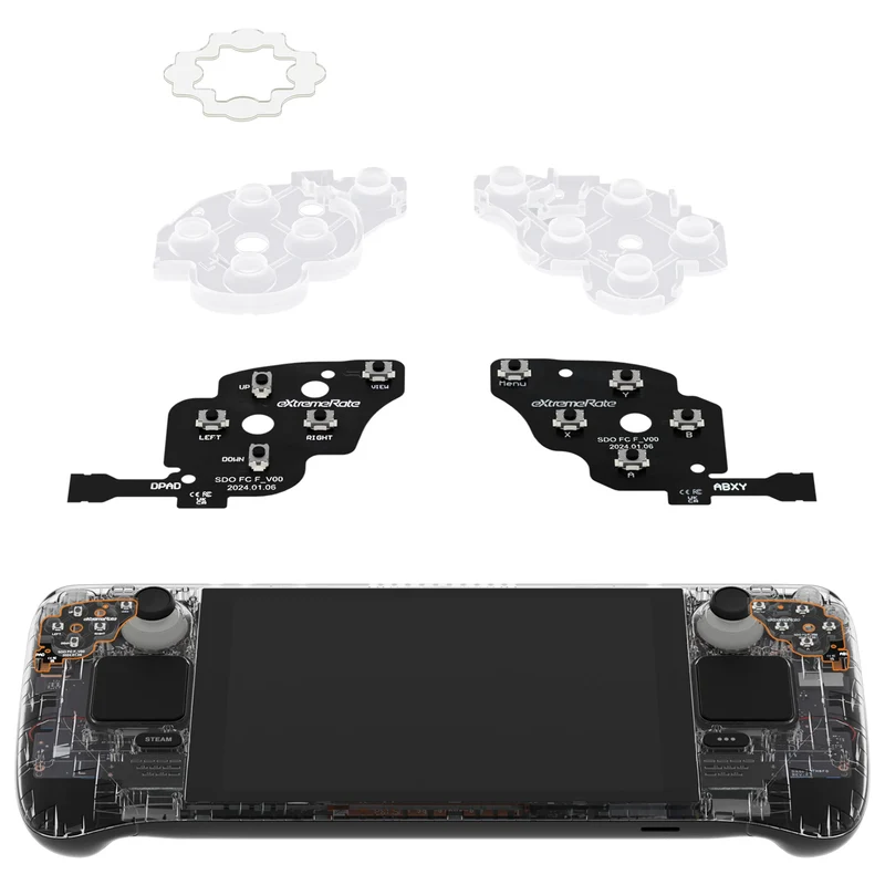 Kit Clicky boutons Steam Deck OLED eXtremeRate — D-pad et ABXY