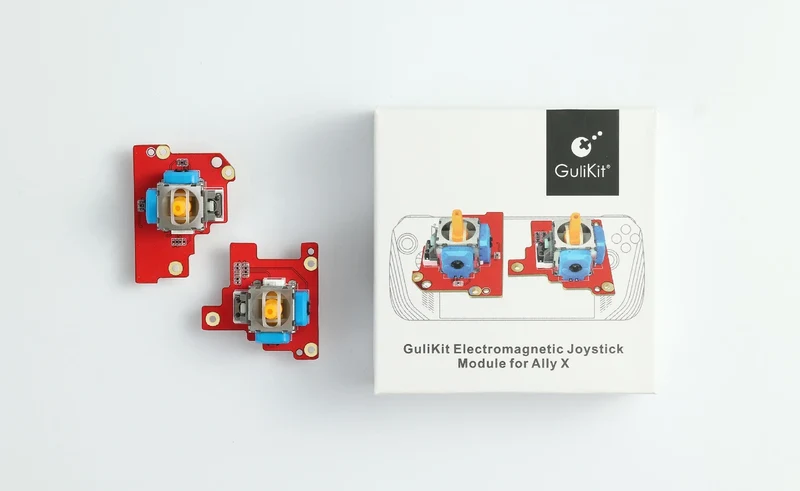 Joysticks ROG Ally X GuliKit RG01 — effet Hall, anti-dérive