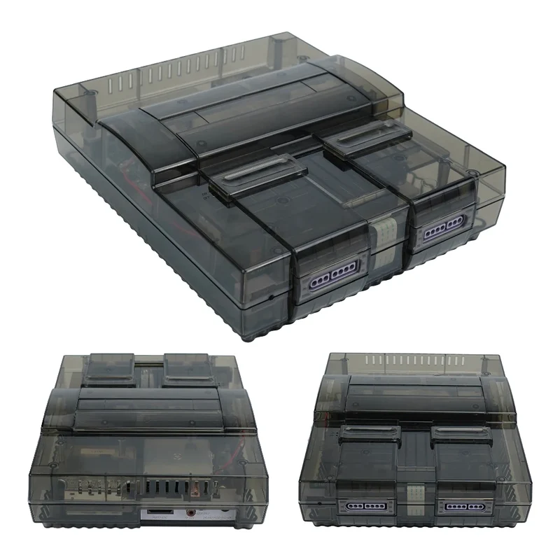 Coque transparente SNES version américaine — BitFunx, remplacement complet