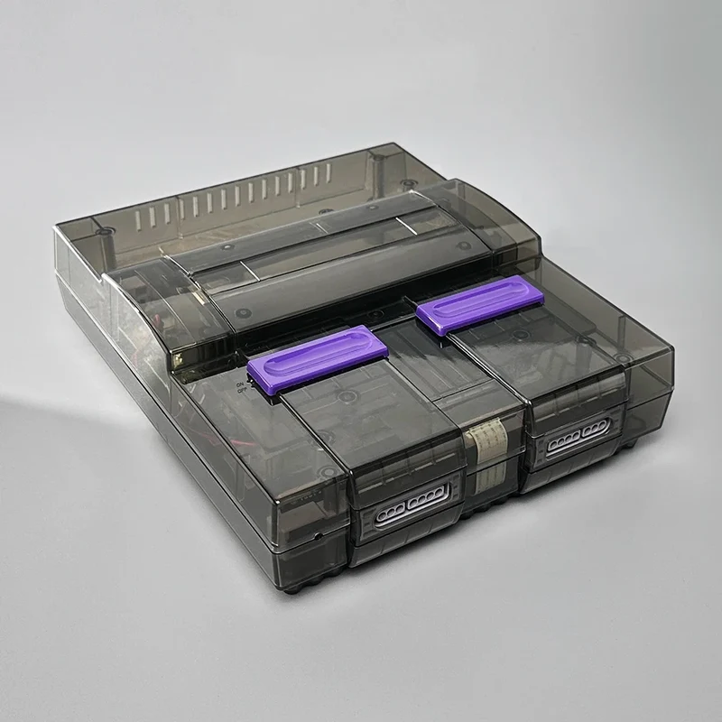 Coque transparente SNES version américaine — BitFunx, remplacement complet