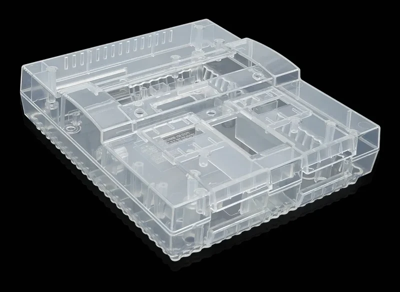 Coque transparente SNES version américaine — BitFunx, remplacement complet