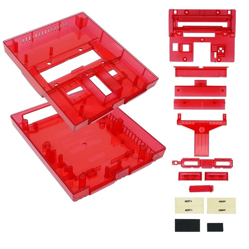 Coque transparente SNES version américaine — BitFunx, remplacement complet