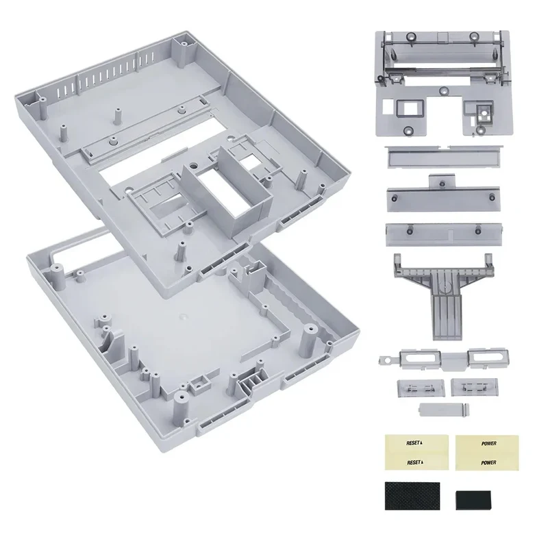 Coque transparente SNES version américaine — BitFunx, remplacement complet