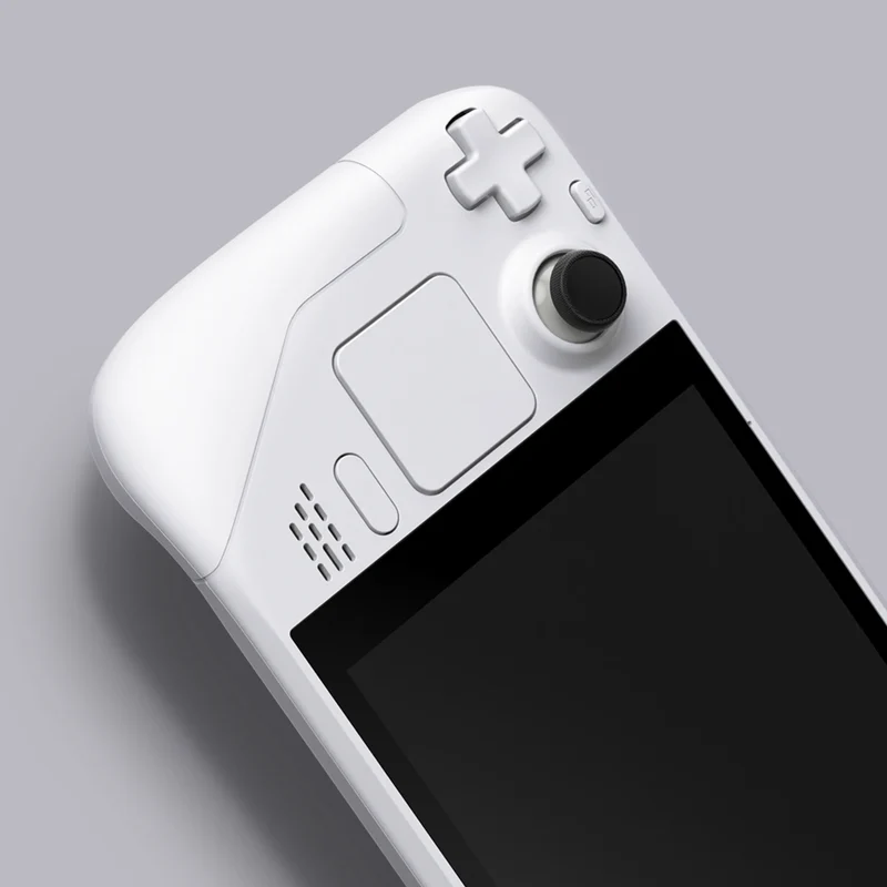 Coque complète Steam Deck LCD eXtremeRate — translucide, boutons inclus
