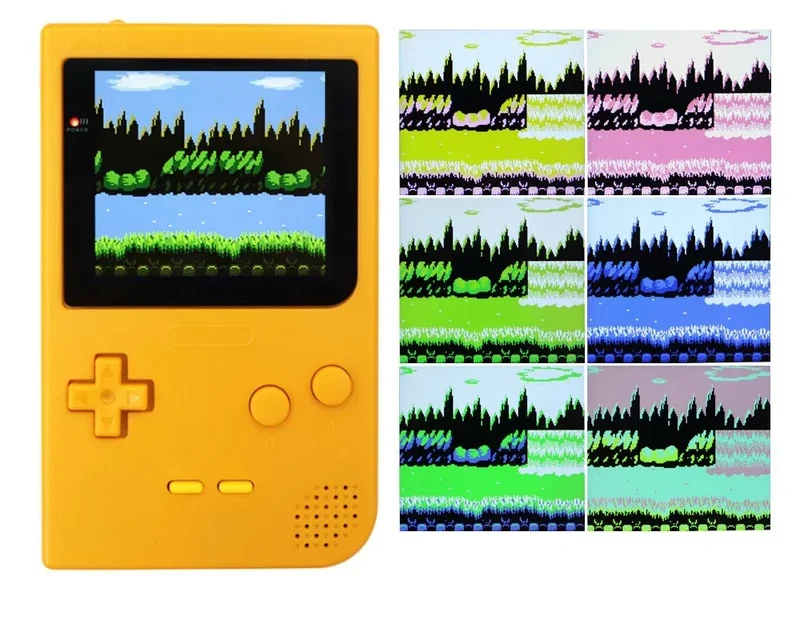 Écran IPS laminé 2,8 pouces Game Boy Pocket — Hispeedido, menu OSD