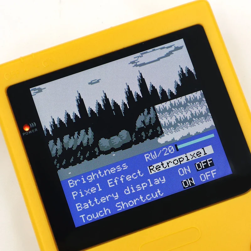 Écran IPS laminé 2,8 pouces Game Boy Pocket — Hispeedido, menu OSD