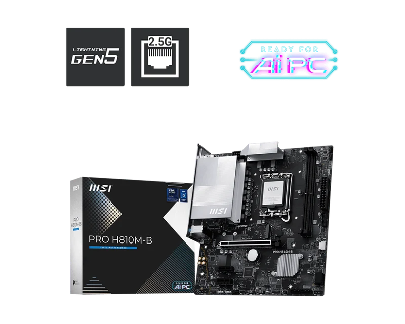 MSI PRO H810M-B + MSI FORGE GM320 offerte