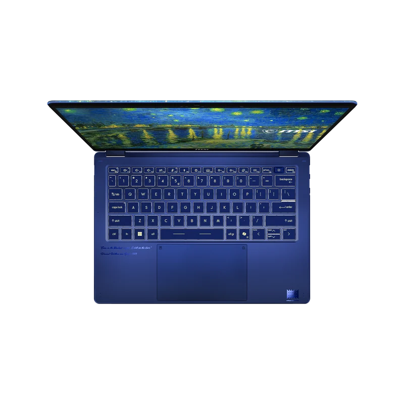 MSI Prestige 14 Flip AI+ Starry Night Over the Rhone-261FRN