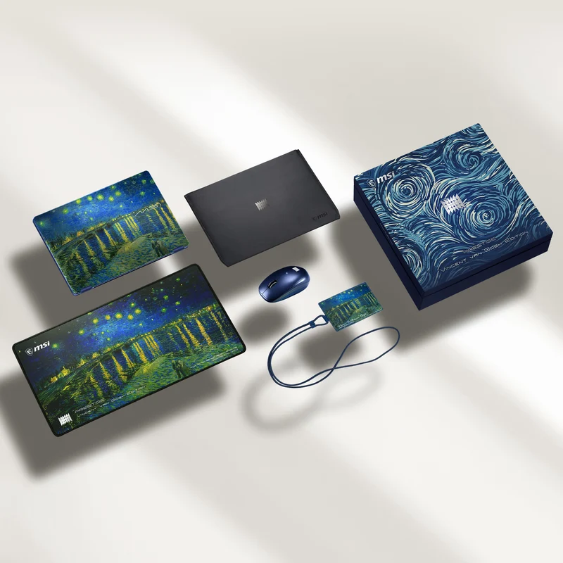 MSI Prestige 14 Flip AI+ Starry Night Over the Rhone-261FRN