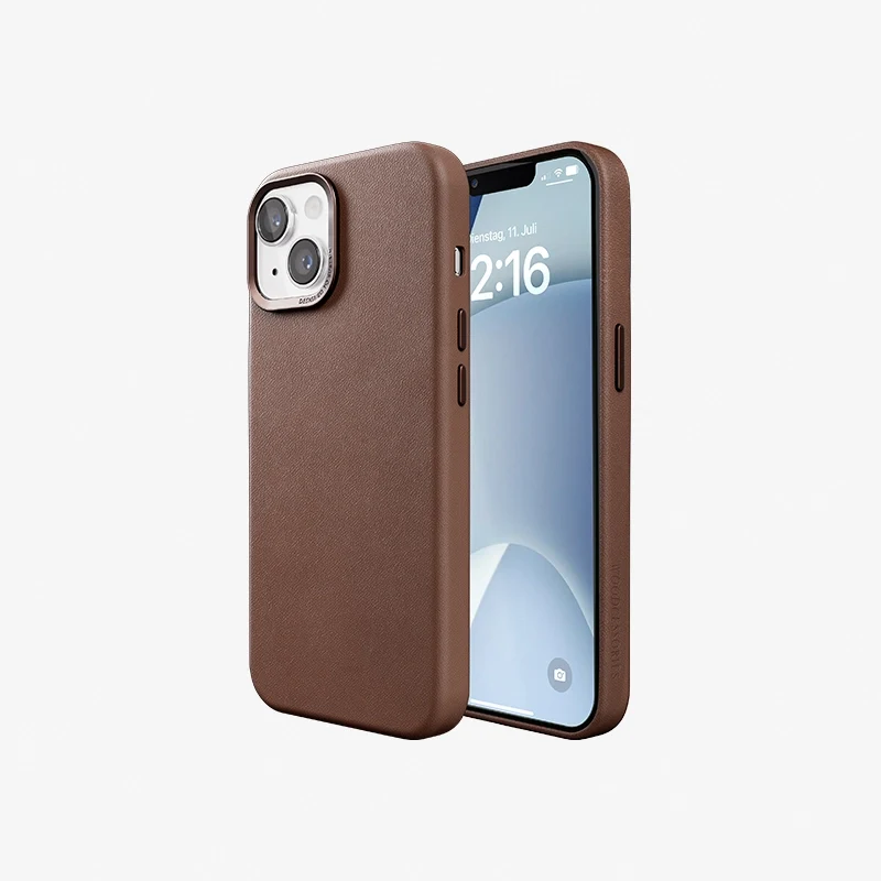 iPhone 14 étui en cuir Vegan