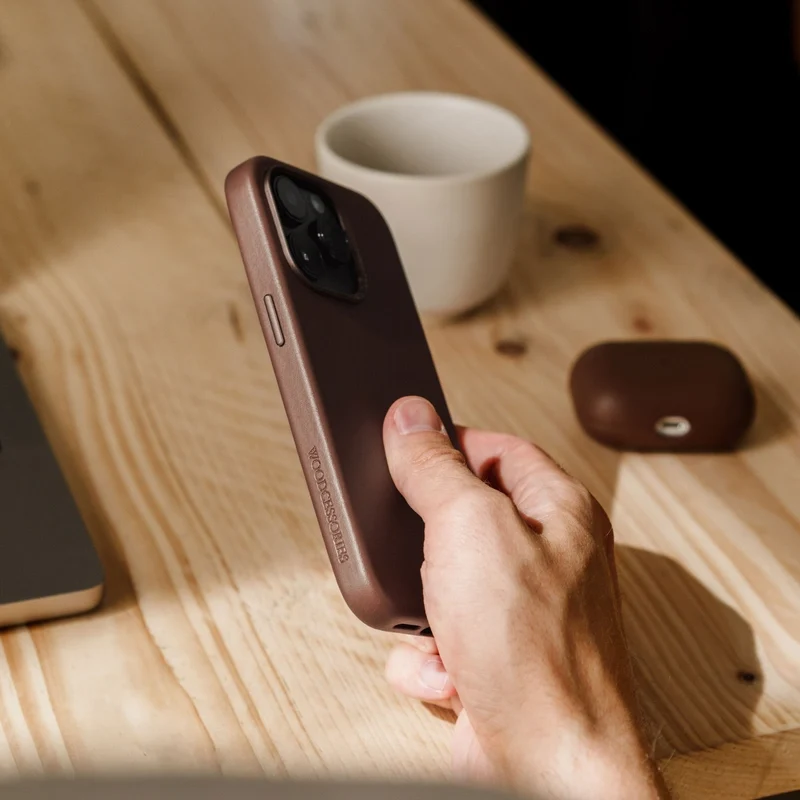 iPhone 13 étui en cuir Vegan