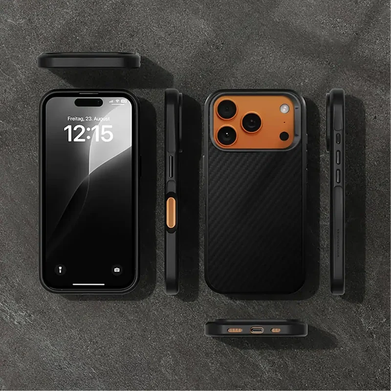 iPhone 17 Pro Max Carbon Case avec MagSafe