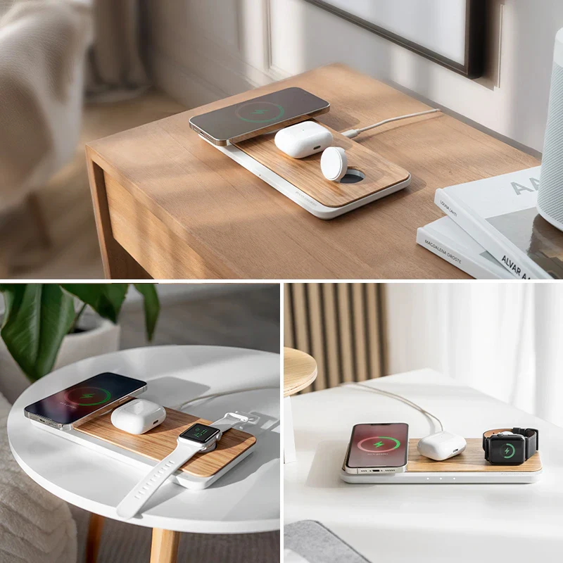 Chargeur 3-en-1 MagSafe & Apple Watch & Adaptateur secteur