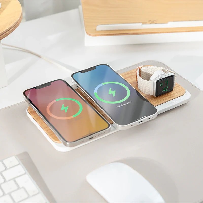 Chargeur 3-en-1 MagSafe & Apple Watch & Adaptateur secteur