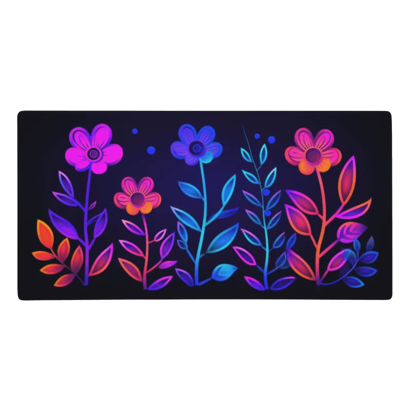 Tapis De Souris Original Jardin Botanique Néon