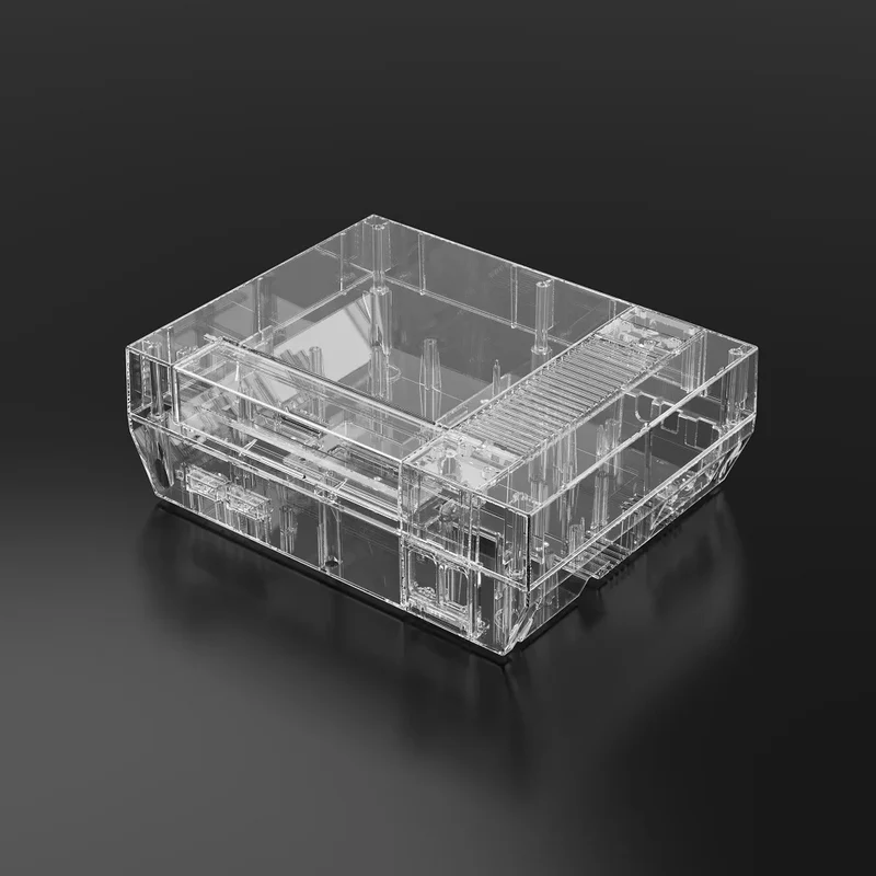 Coque de remplacement NES — BitFunx translucide, cartes mères US, EU et HK