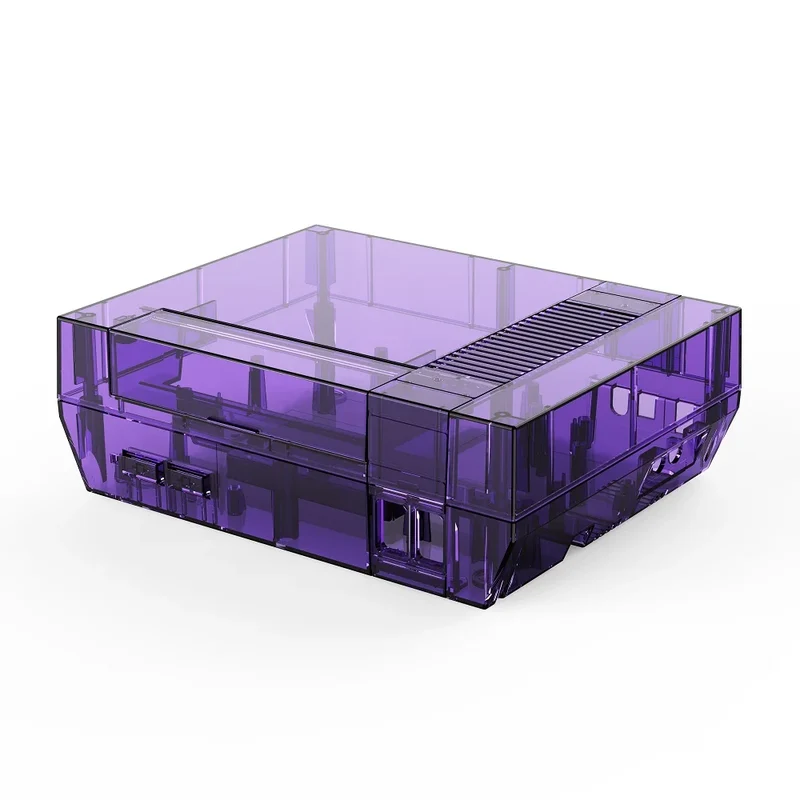 Coque de remplacement NES — BitFunx translucide, cartes mères US, EU et HK