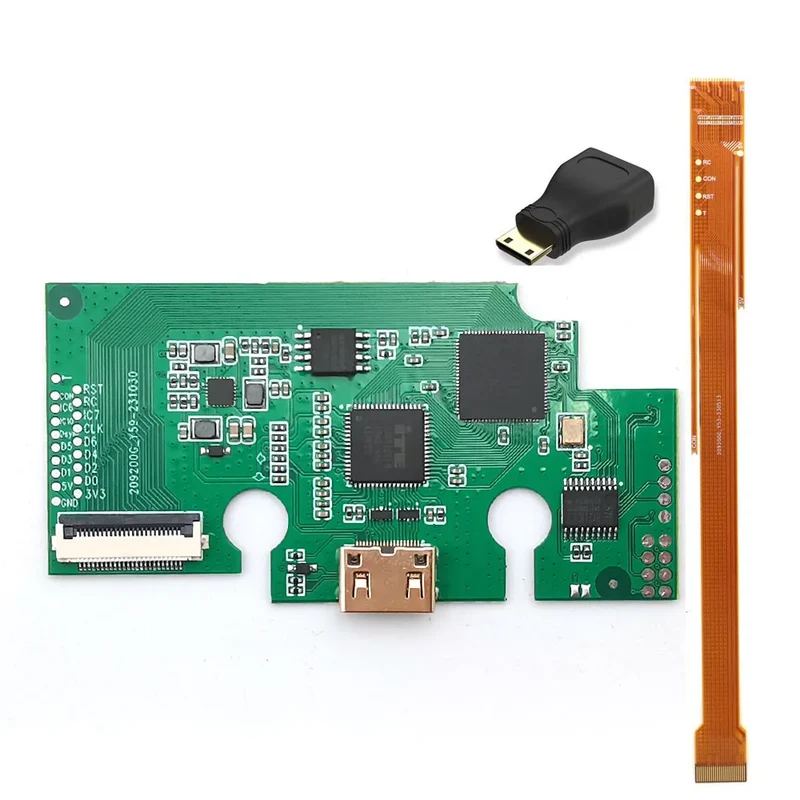 Kit HDMI interne Hispeedido pour N64 — menu OSD, 3 formats d'image