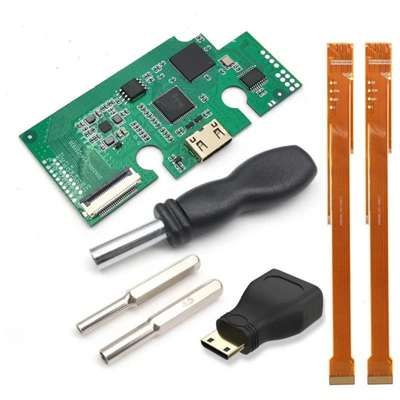 Kit HDMI interne Hispeedido pour N64 — menu OSD, 3 formats d'image