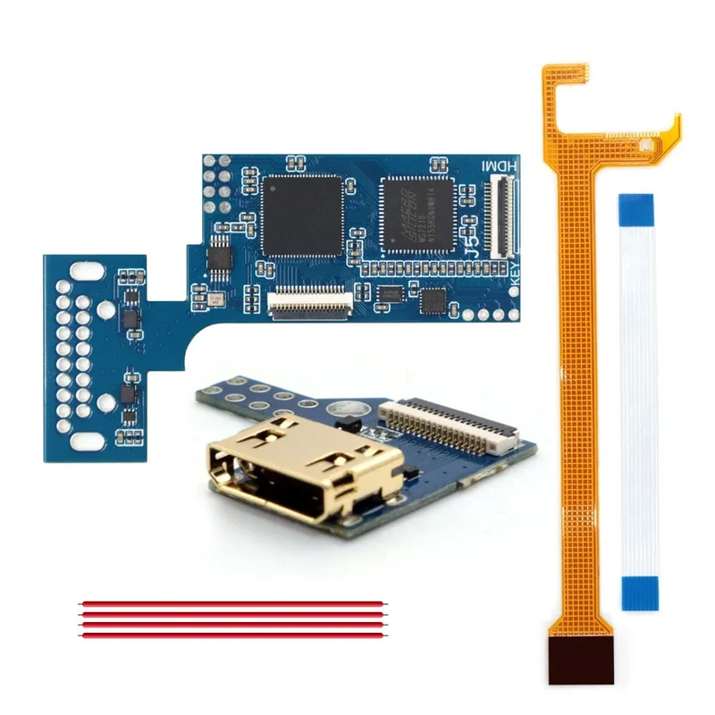 Kit HDMI interne Hispeedido pour Wii — sortie 480p ou 1080p, menu OSD