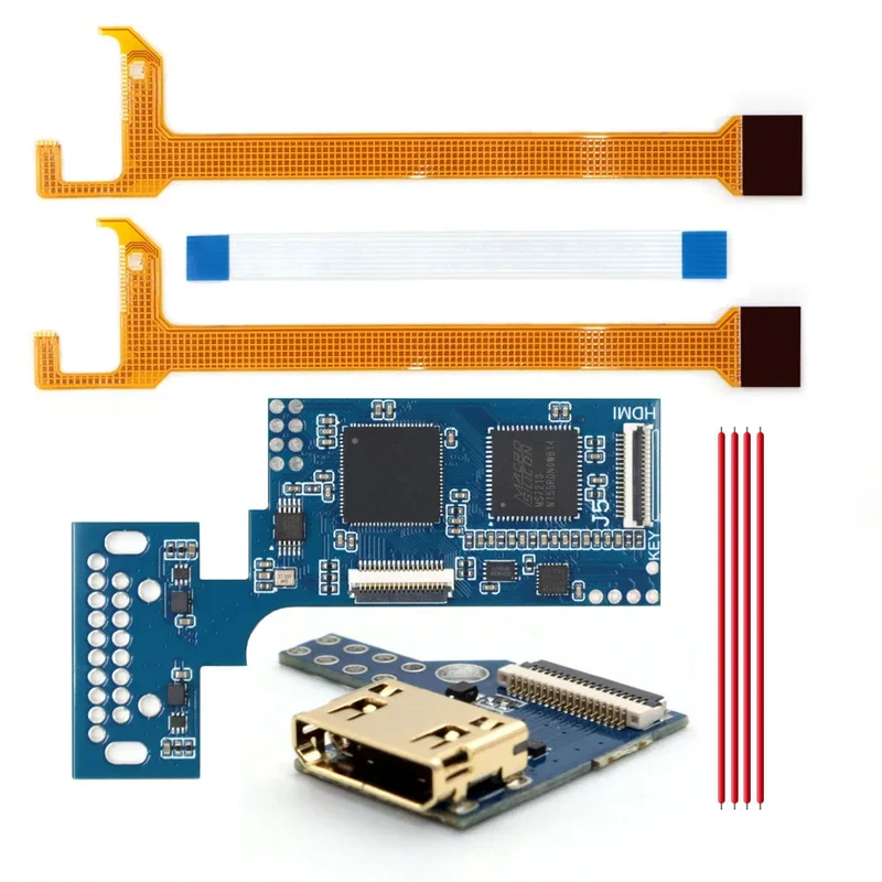 Kit HDMI interne Hispeedido pour Wii — sortie 480p ou 1080p, menu OSD