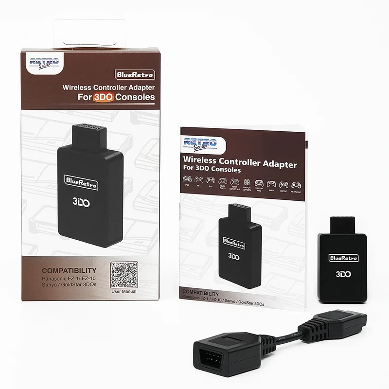 Adaptateur BlueRetro 3DO FZ-1 et FZ-10 — manettes Bluetooth sans fil