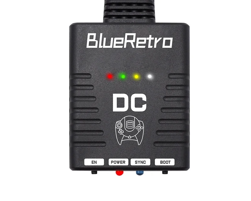 Adaptateur BlueRetro Dreamcast 4 joueurs — jusqu'à 4 manettes Bluetooth