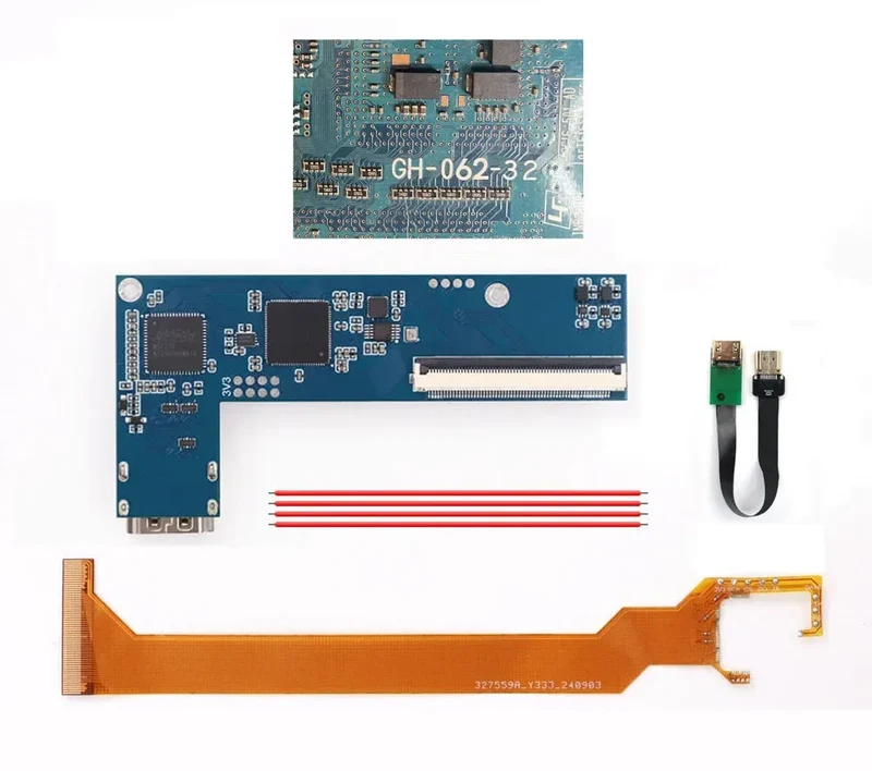 Kit HDMI interne PS2 Slim — 480p et 1080p, cartes GH-032 à GH-062