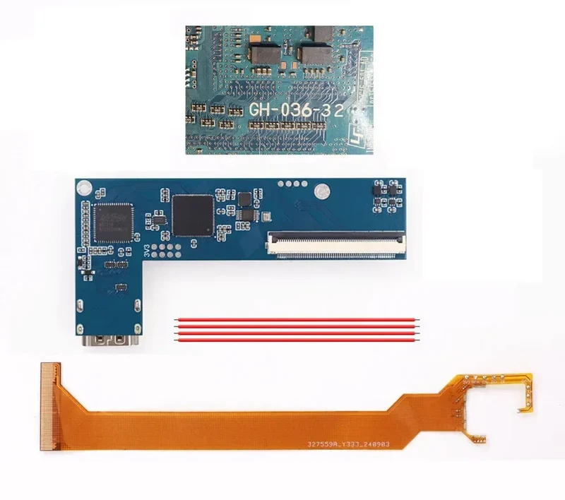 Kit HDMI interne PS2 Slim — 480p et 1080p, cartes GH-032 à GH-062