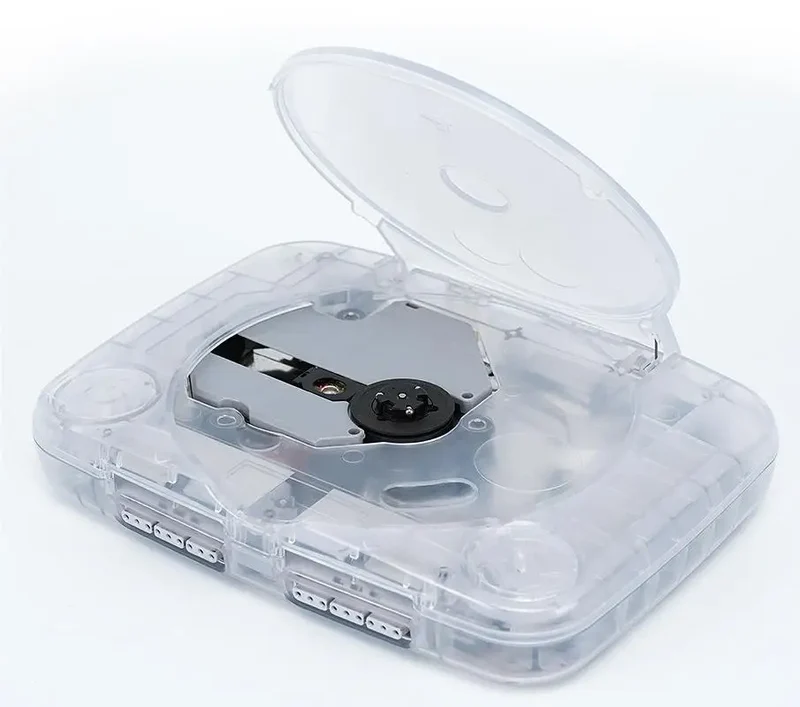 Coque de remplacement transparente PSone — ABS translucide, 5 coloris
