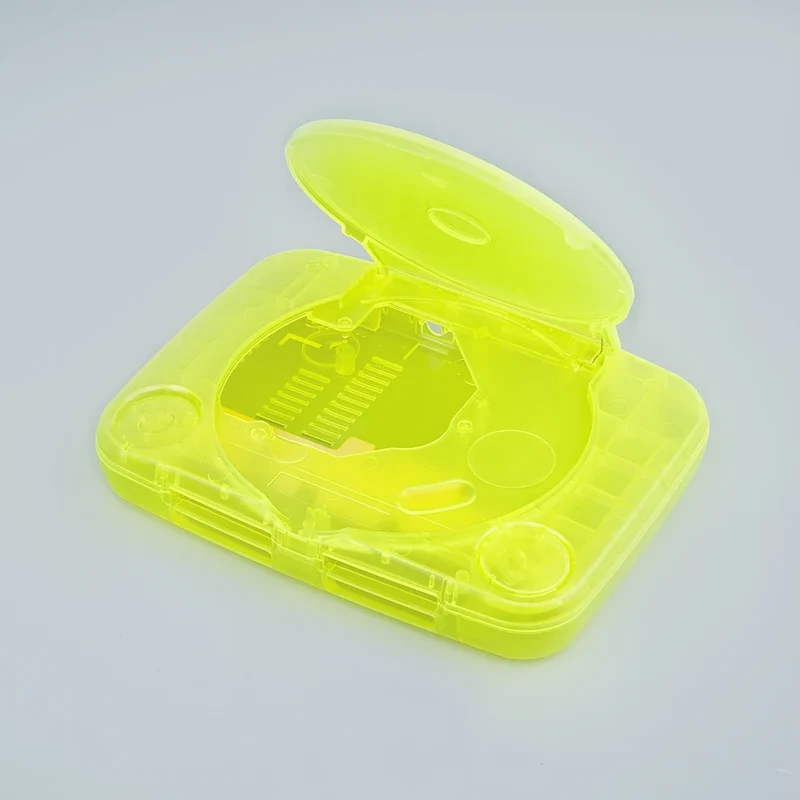 Coque de remplacement transparente PSone — ABS translucide, 5 coloris