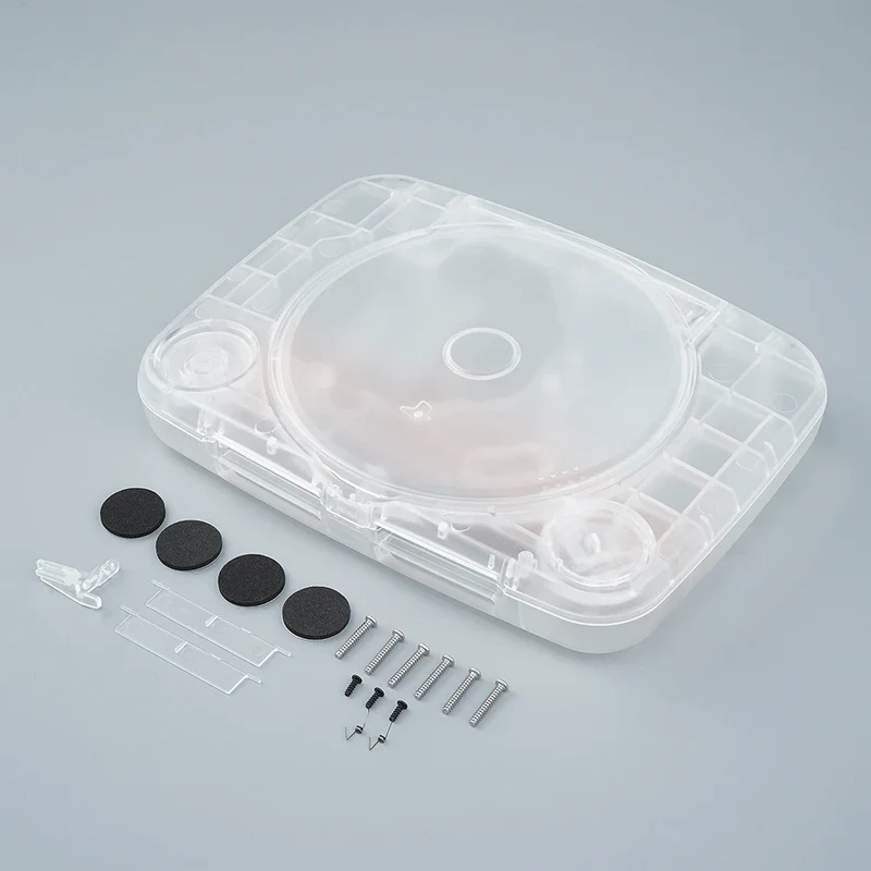 Coque de remplacement transparente PSone — ABS translucide, 5 coloris