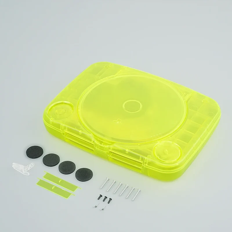 Coque de remplacement transparente PSone — ABS translucide, 5 coloris