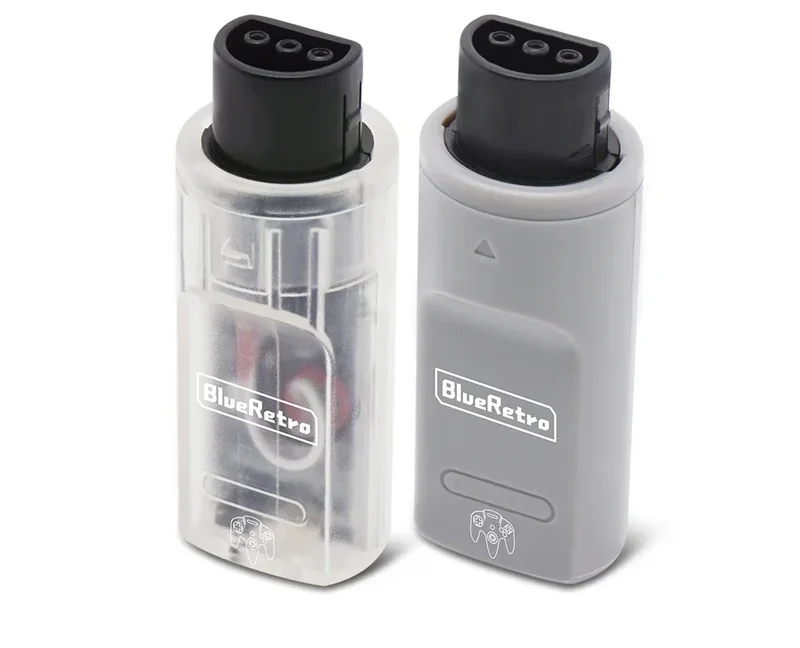 Adaptateur BlueRetro N64 — manettes Bluetooth sans fil, RetroScaler